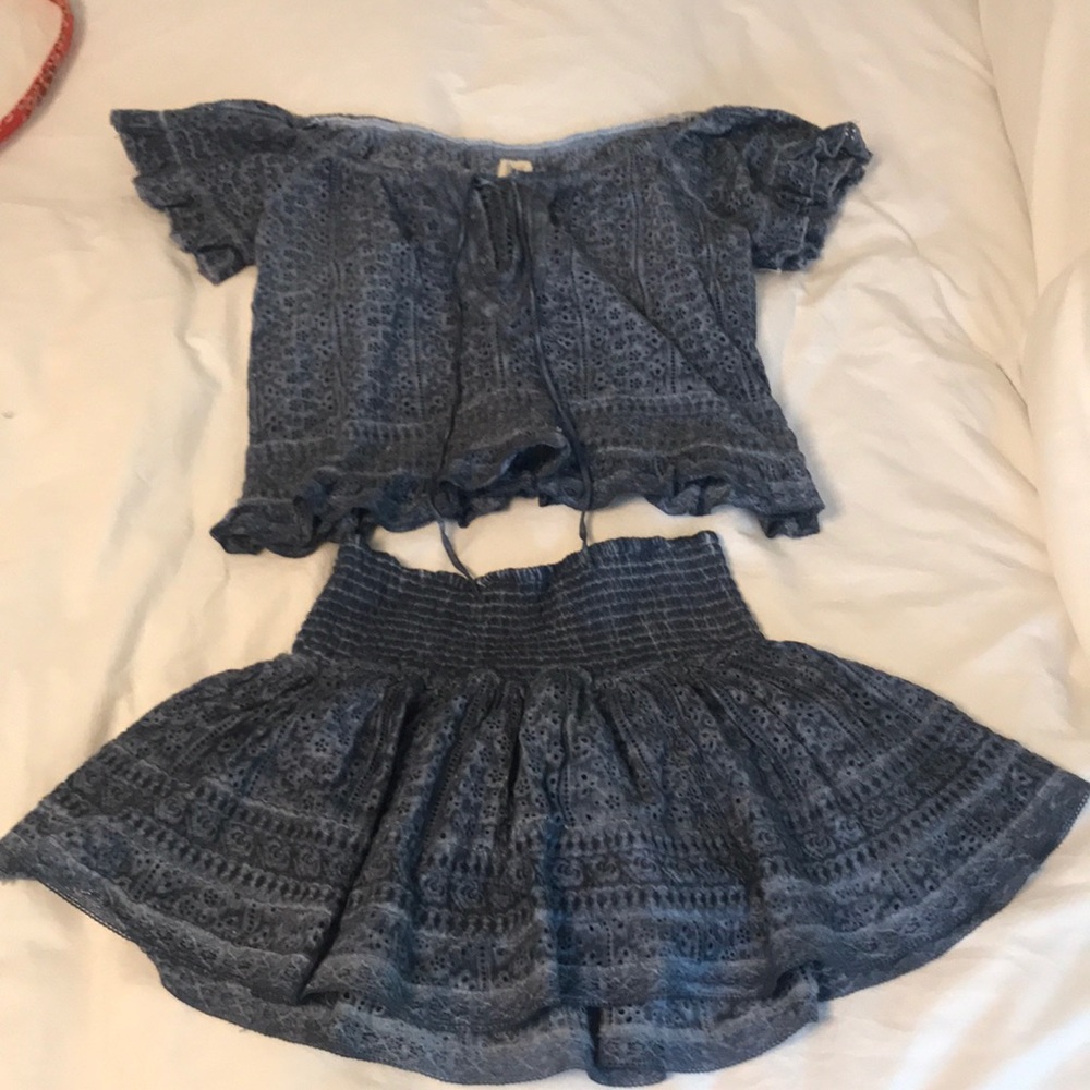 Surf Gypsy skirt and top set